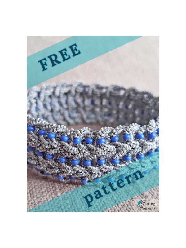 free tatting bracelet pattern preview silver knitted tatted bracelet with logo