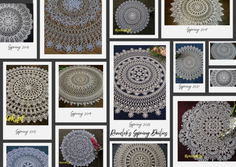 Renulek Spring Doilies 2014–2026 tatting designs by Renata Niemczyk